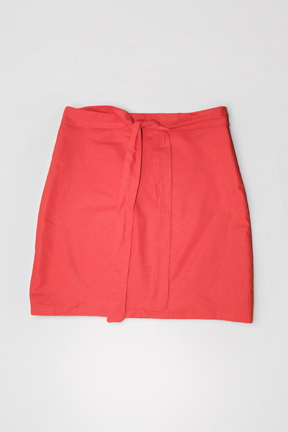 Red Wrap Skirt