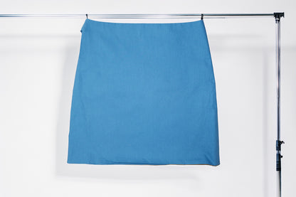 Blue Wrap Skirt