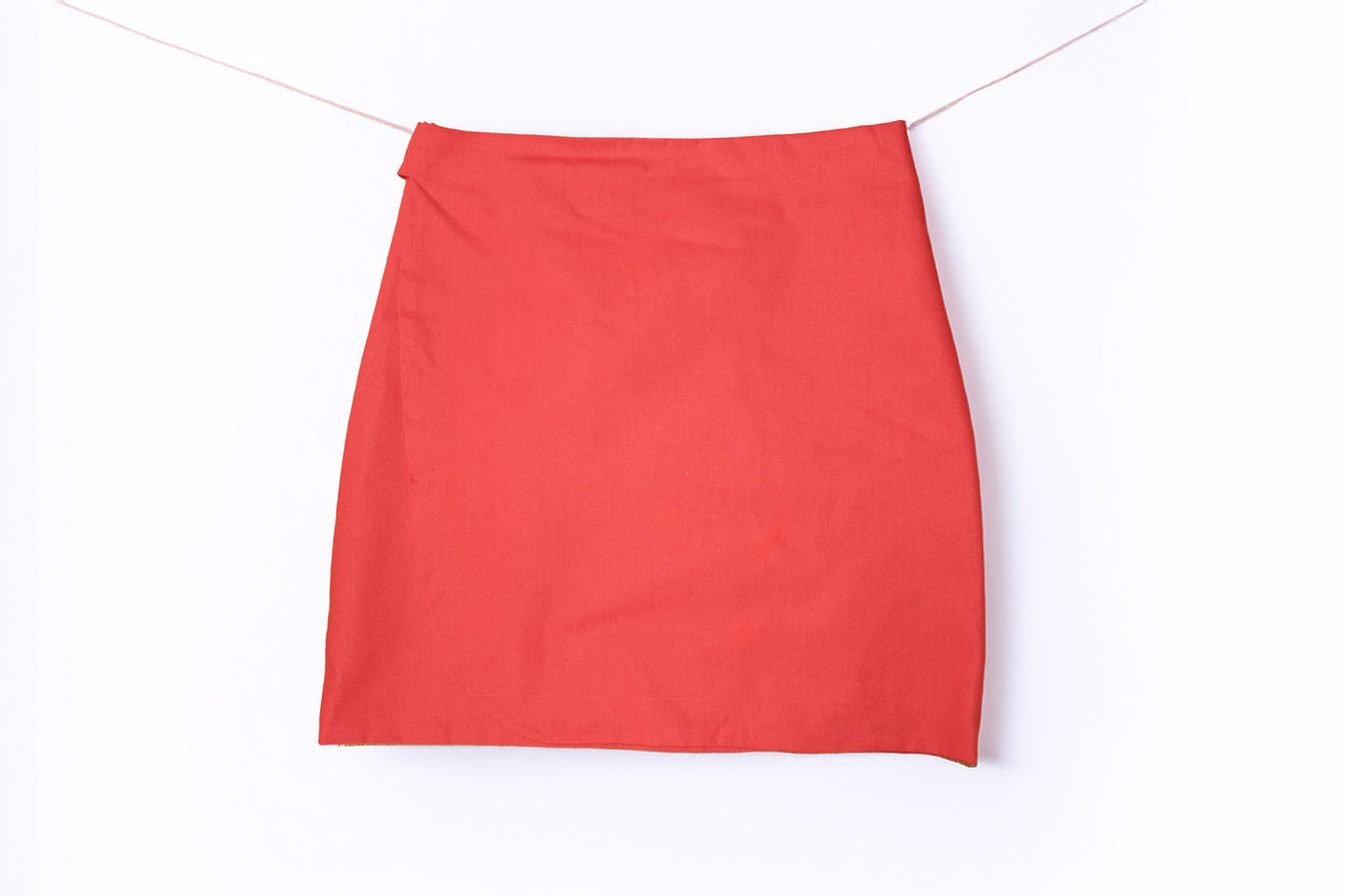 Red Wrap Skirt