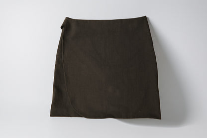 Black Wrap Skirt